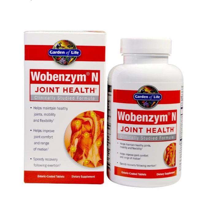 Wobenzym N, 800 Enteric-Coated Tablets - Garden of Life - welzo