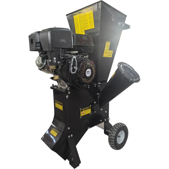 CHIPPER ET CHREDDER DU BOIS ESTROL 15HP 420CC - Capacité de 102 mm, auto-alimentation, moteur OHV à 4 coups