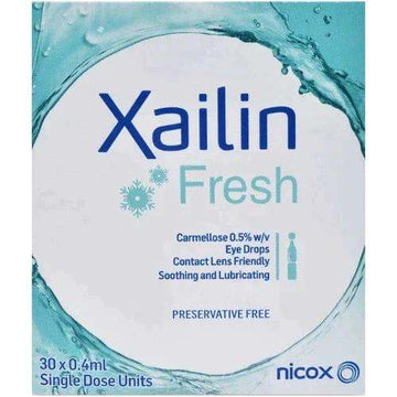 Xailin Fresh Eye Drops Pack of 30 - welzo