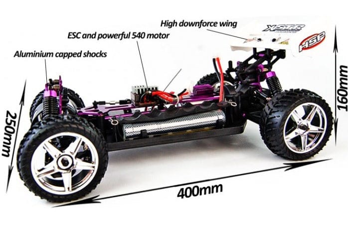 Radline Detour в мащаб 1:24 RC кола - Комплект за самостоятелно сглобяване