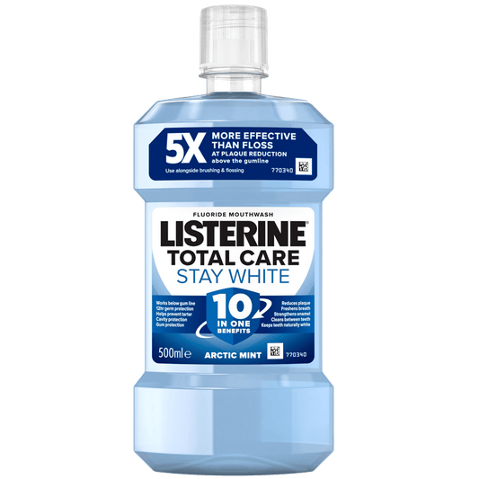 Listerine Stay White Mouthwash 500ml - welzo