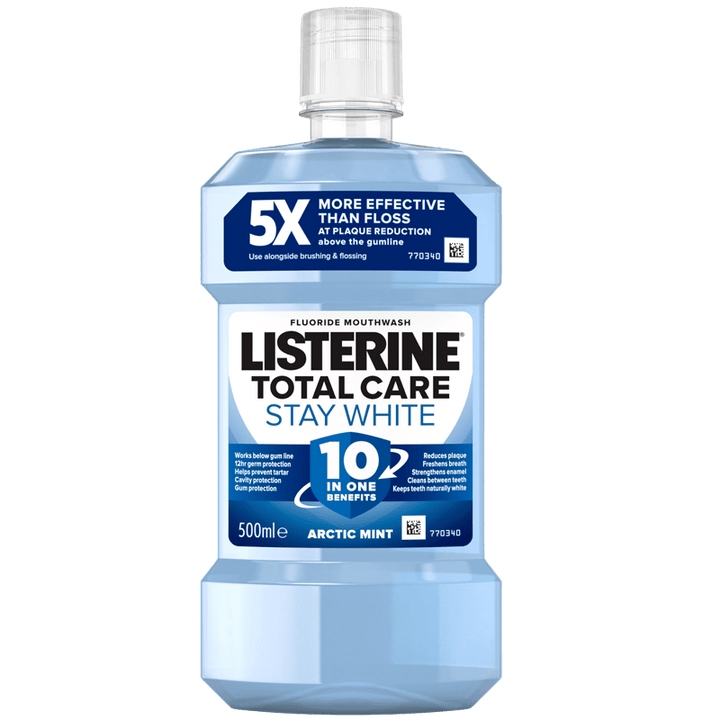 Listerine Stay White Mouthwash 500ml - welzo