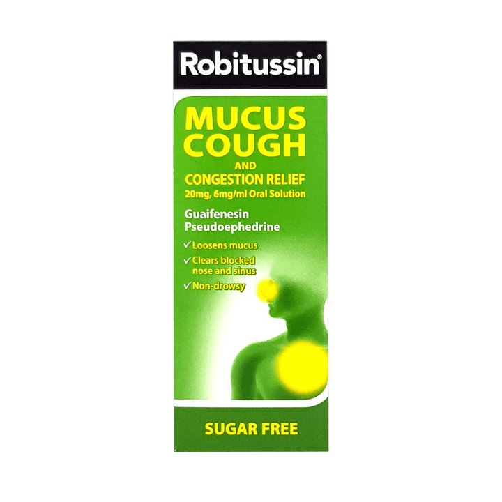 Robitussin Mucus Cough With Congestion Relief 100ml - welzo