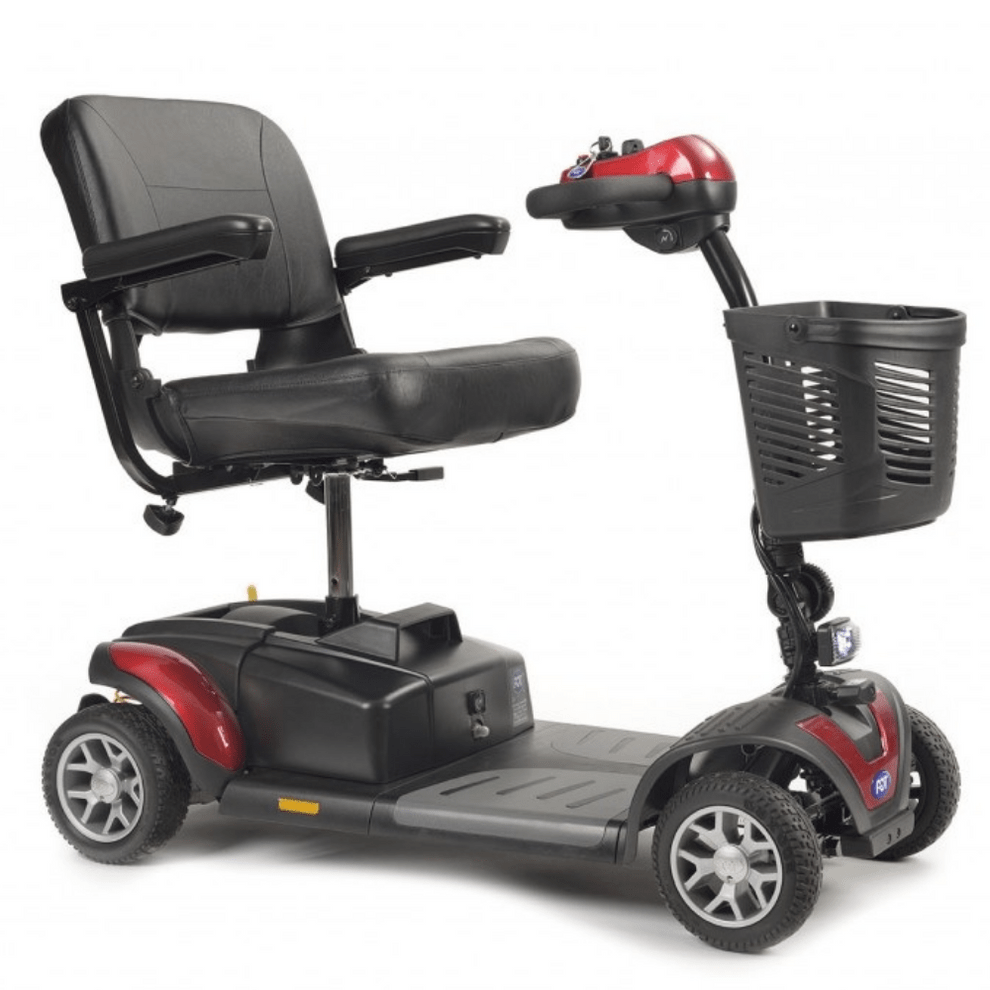 Zest 4 MPH Mobiliteit Scooter-Compact Travel Scooter met ophanging, 14-mijl bereik en LED-lichten