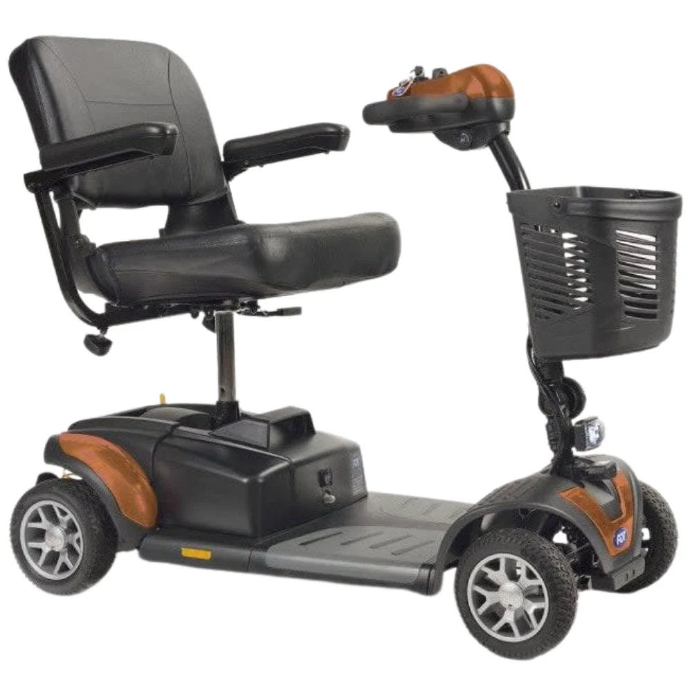 Zest 4 MPH Mobility Scooter-Compact Travel Scooter με εναιώρημα, εύρος 14 μιλίων και φώτα LED