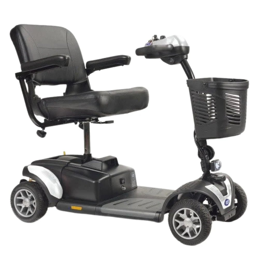 Zest 4 MPH Mobility Scooter-Compact Travel Scooter με εναιώρημα, εύρος 14 μιλίων και φώτα LED