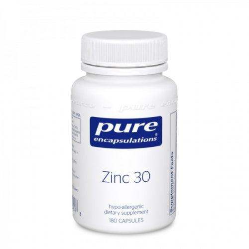 Zinc 30 - 180 vcaps - Pure encapsulations - welzo