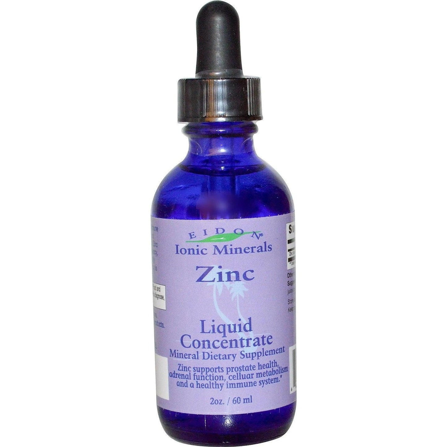 Zinc, Liquid Concentrate, 60ml - Eidon Mineral Supplements - welzo