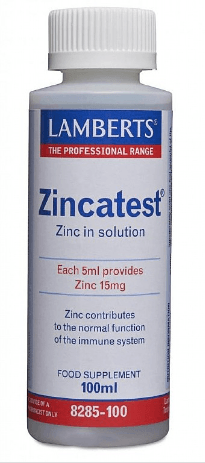 Zincatest 100 ml - Lamberts - welzo