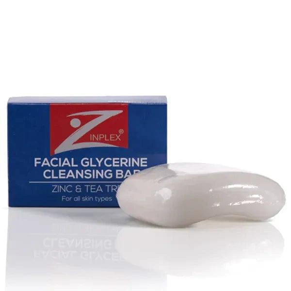 Zinplex Facial Glycerine Cleansing Bar 100g - welzo