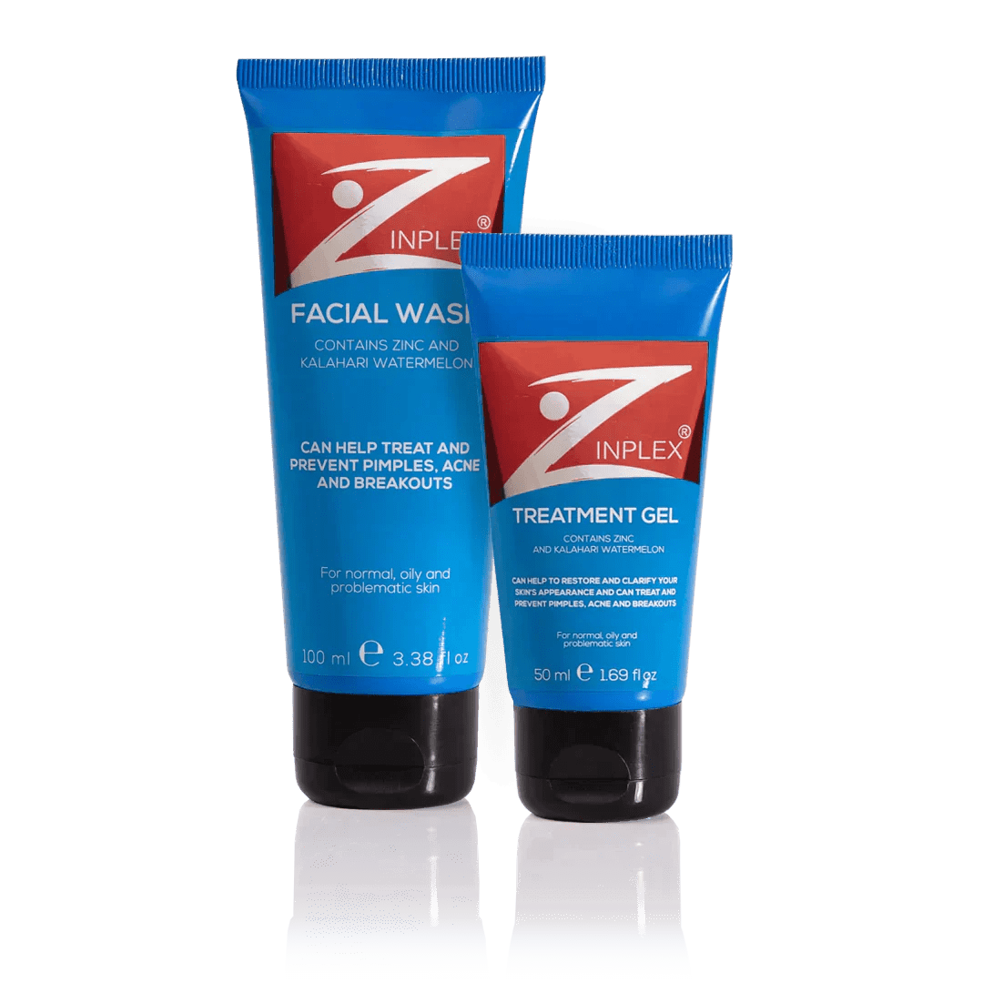 Zinplex Facial Wash & Treatment Gel Combo - welzo