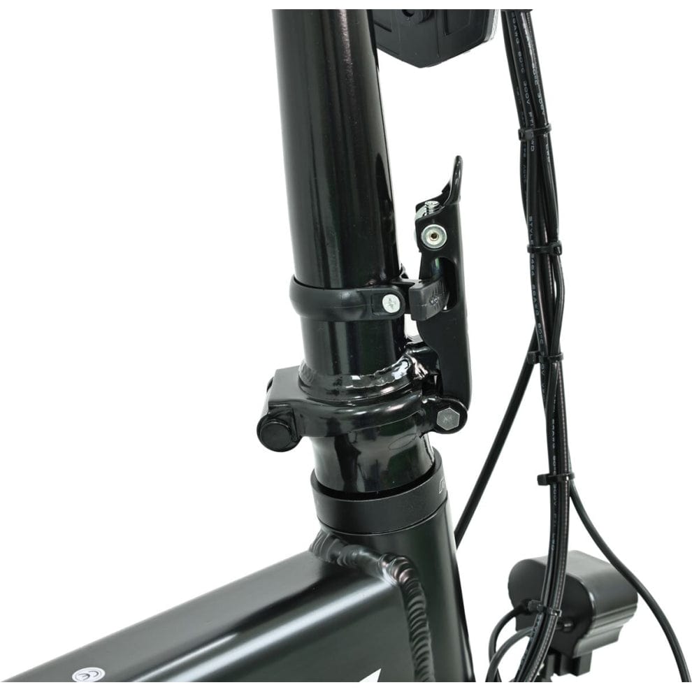 PREMIUM ZIPPA Z1S Bike eléctrico plegable - batería de 10AH, marco de aluminio liviano - Matt Black