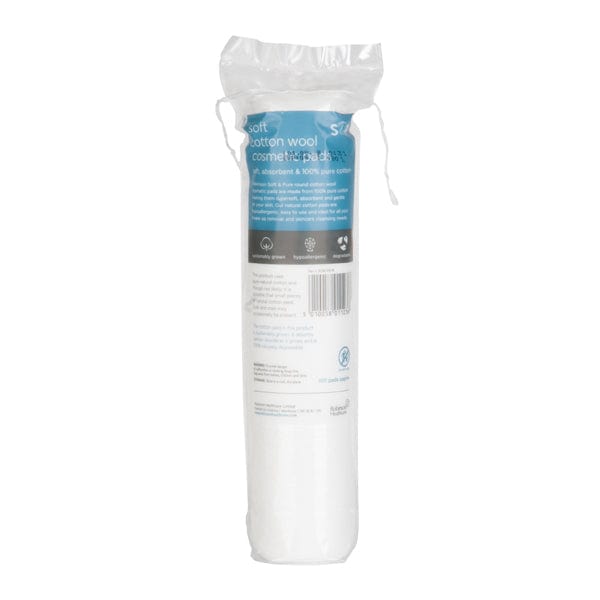 Soft and Pure Soft Cotton Wool Cosmetic Pads Pack of 100