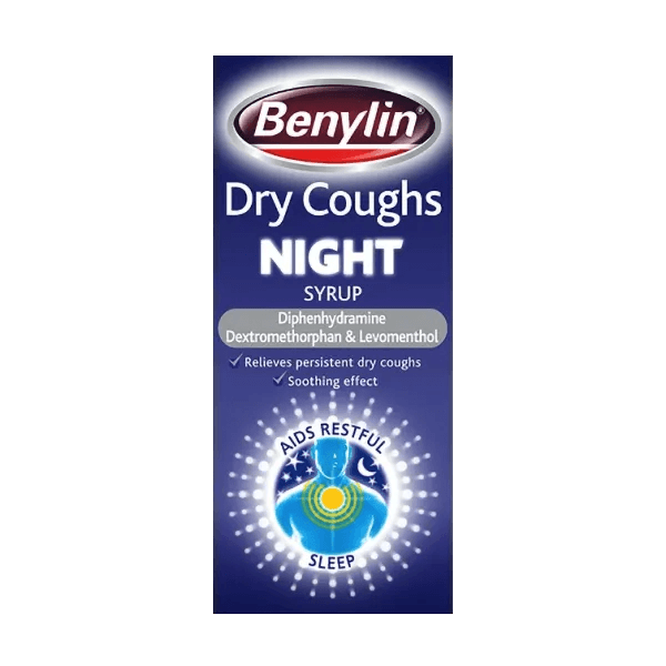 Benylin Dry Cough Night Syrup 150ml - welzo