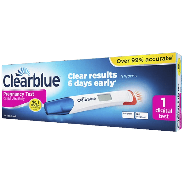 Clearblue Digital Ultra Early Pregnancy Test Pack of 1 - welzo