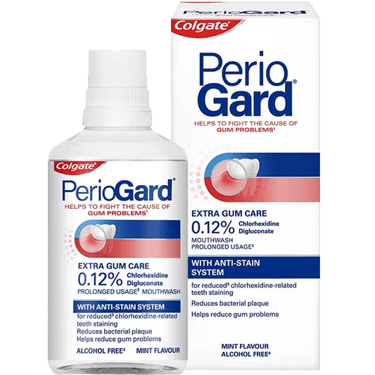 Colgate PerioGard Chlorhexidine 0.12% Mouthwash 300ml - welzo