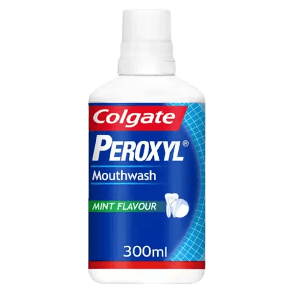 Colgate Peroxyl Mouthwash 300ml - welzo