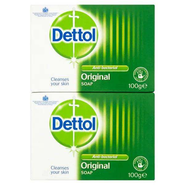 Dettol Original Anti-Bacterial 100g Twin Pack - welzo