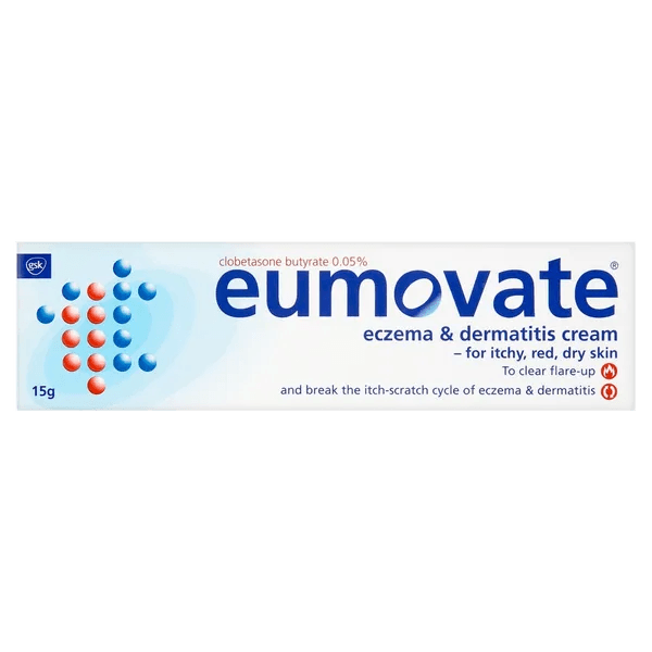 Eumovate Eczema & Dermatitis Cream 0.05% 15g - welzo