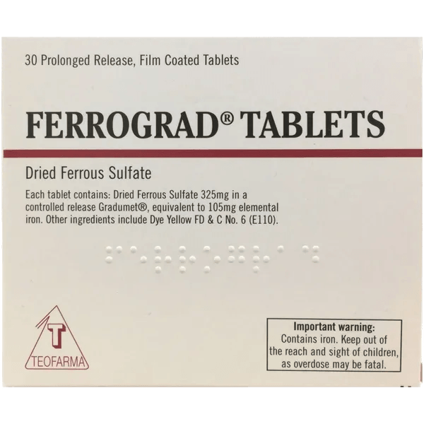 Ferrograd Tablets Pack of 30 - welzo