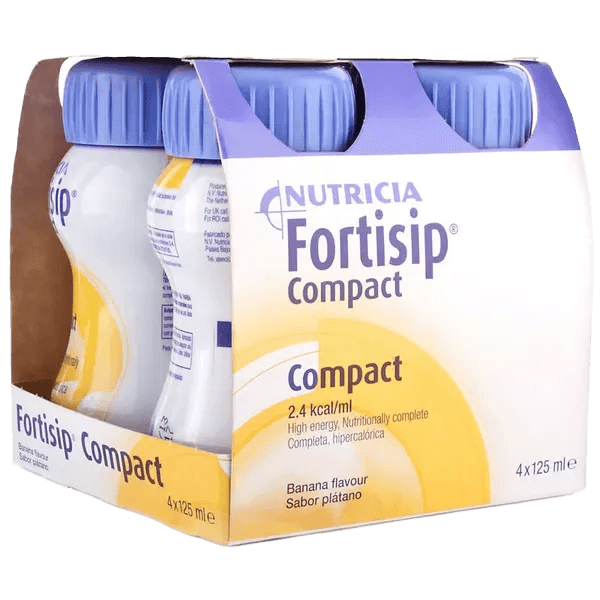 Fortisip Compact Banana 125ml Pack of 4 - welzo