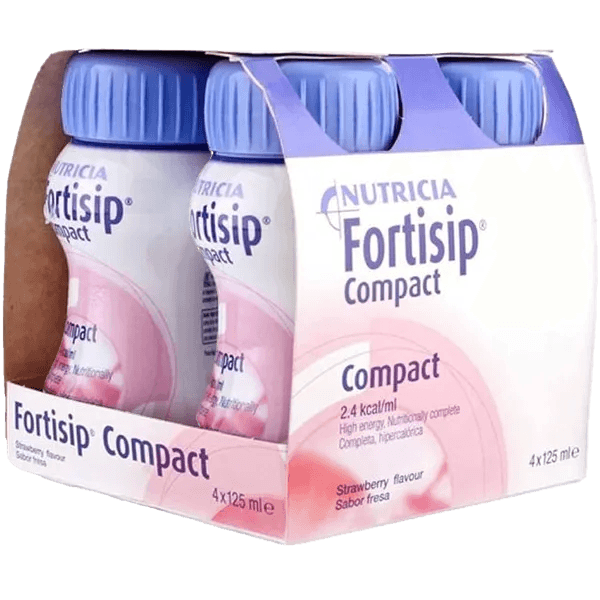 Fortisip Compact Strawberry 125ml Pack of 4 - welzo