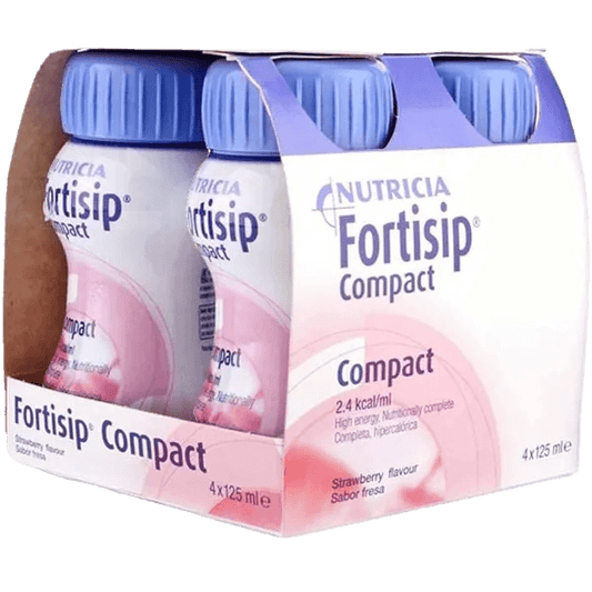 Fortisip Compact Strawberry 125ml Pack of 4 - welzo