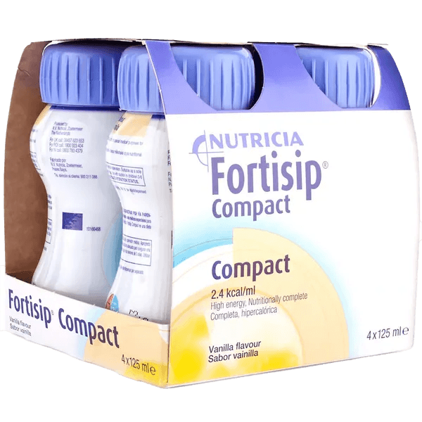 Fortisip Compact Vanilla 125ml Pack of 4 - welzo