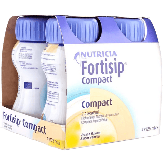 Fortisip Compact Vanilla 125ml Pack of 4 - welzo