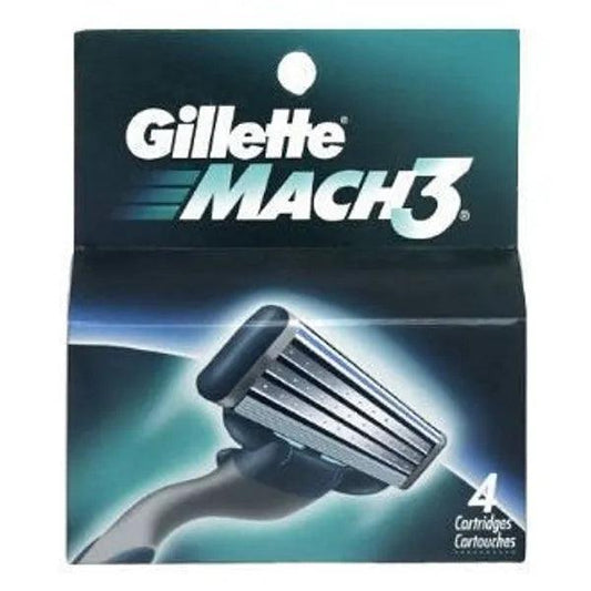 Gillette Cartridges Mach3 Pack of 4 - welzo