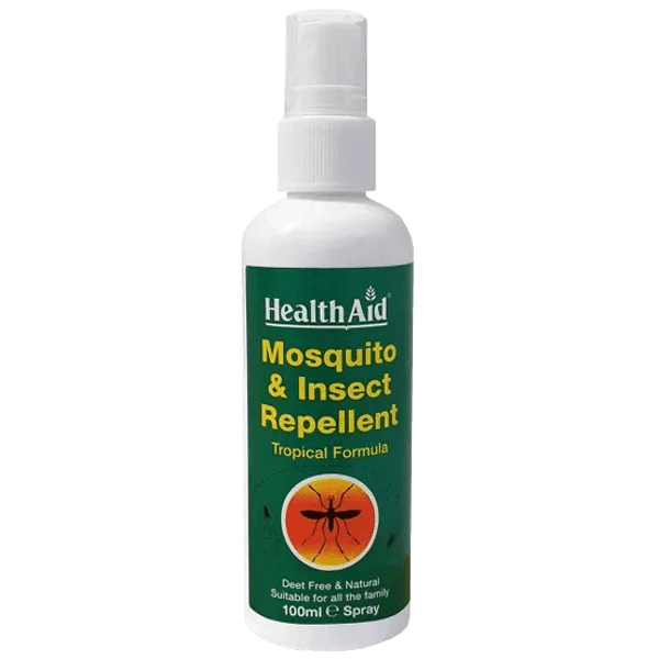 HealthAid Mosquito & Insect Repellent Spray 100ml - welzo