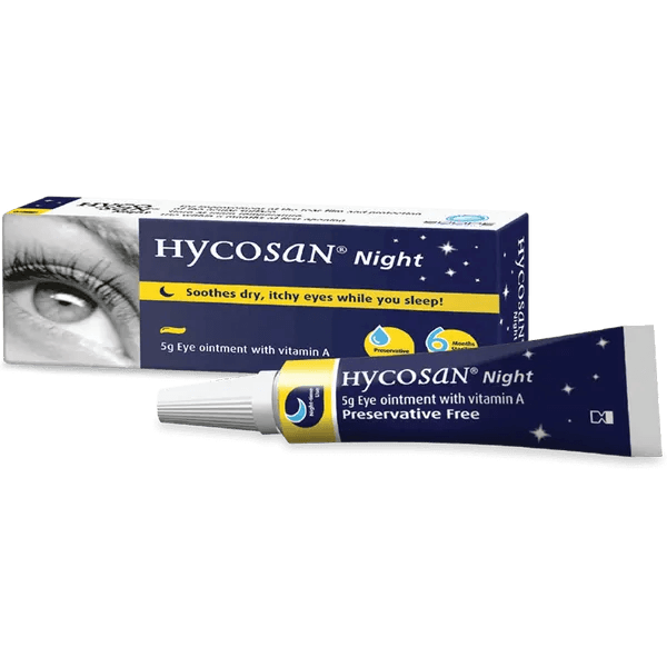 Hycosan Night Eye Ointment 5g - welzo