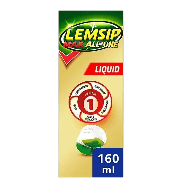 Lemsip Max All in One Liquid 160ml - welzo