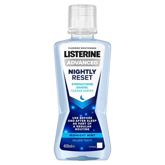 Listerine Advanced Nightly Reset Alcohol Free Mouthwash 400ml - welzo