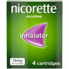 Nicorette 15mg Inhalator Nicotine 4 Cartridges (Stop Smoking Aid) - welzo