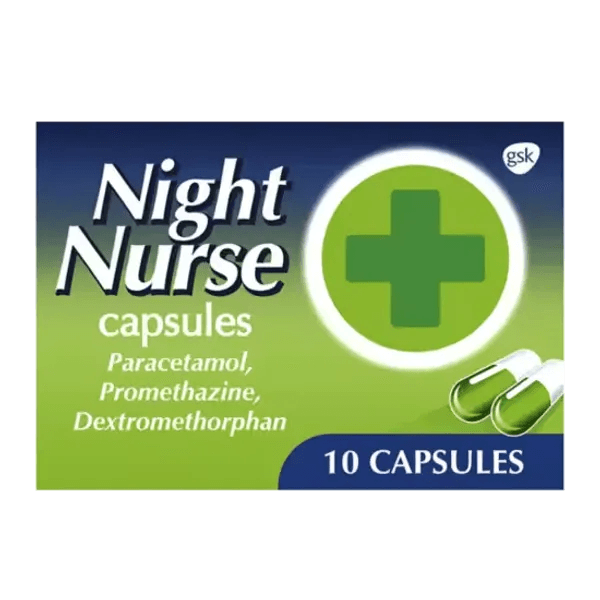 Night Nurse Capsules Pack of 10 - welzo