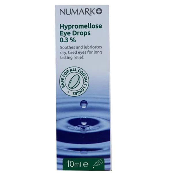 Numark Hypromellose Eye Drops 0.3% 10ml - welzo