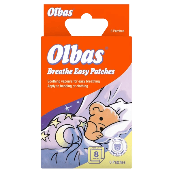 Olbas Breathe Easy Patches Pack of 6 - welzo