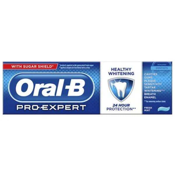 Oral-B Pro Expert Healthy Whitening Fresh Mint Toothpaste 75ml - welzo