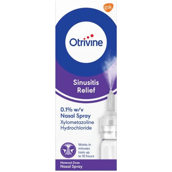 Otrivine Sinusitis Nasal Spray (Measured Dose) 10ml - welzo