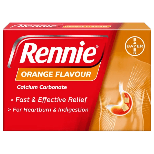 Rennie Orange Tablets Pack of 36 - welzo