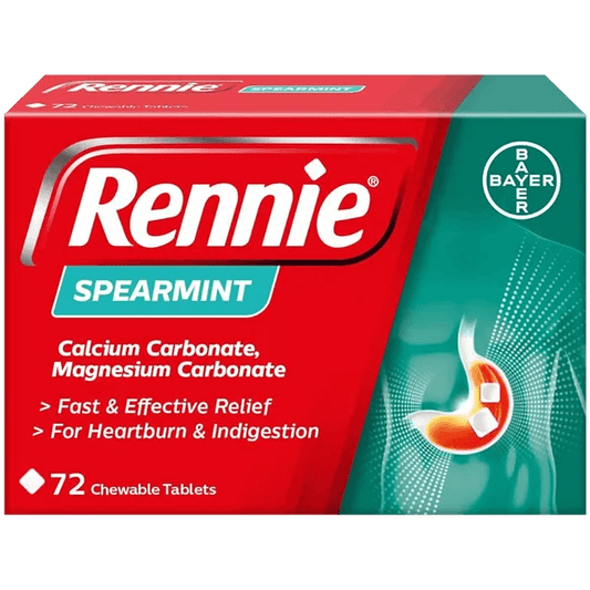 Rennie Spearmint Tablets Pack of 72 - welzo