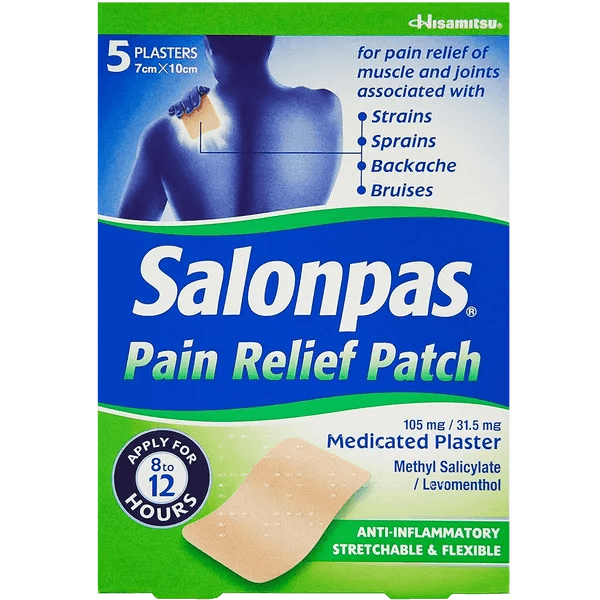 Salonpas Pain Relief Patches Pack of 5 - welzo