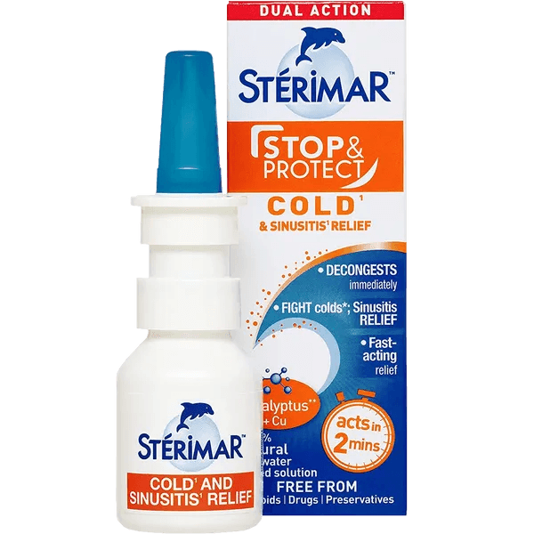 Sterimar Stop & Protect Cold and Sinus Relief Nasal Spray 20ml - welzo