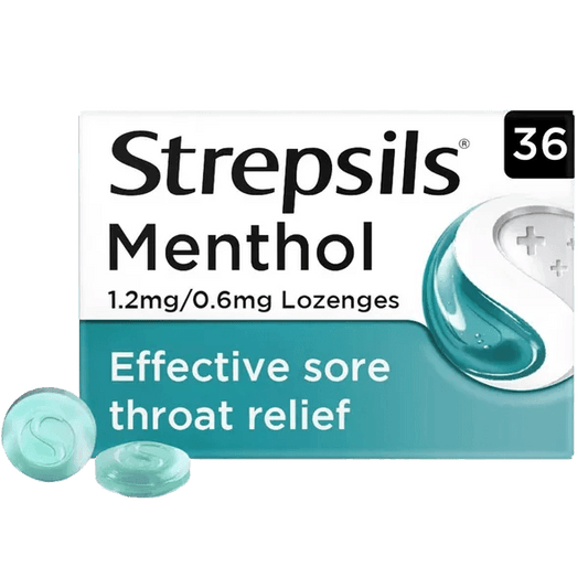 Strepsils Menthol Lozenges Pack of 36 - welzo