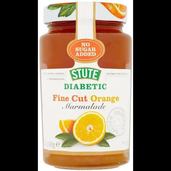 Stute Diabetic Fine Cut Marmalade Orange 430g - welzo