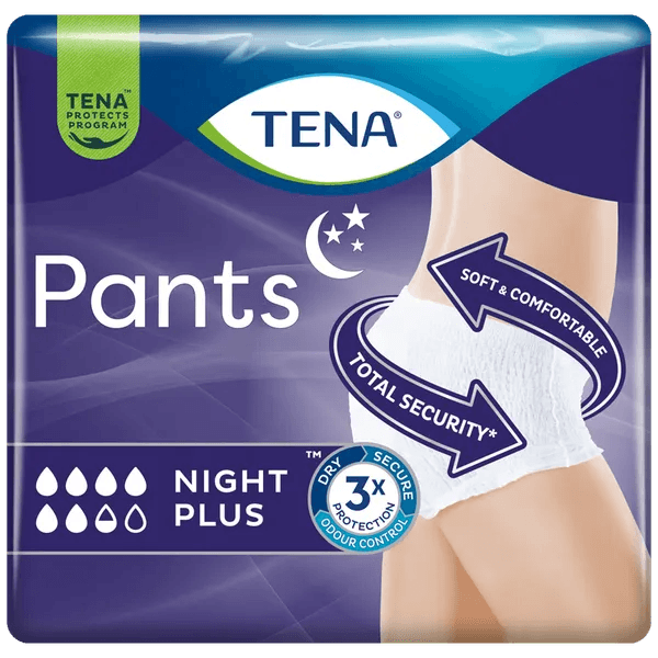 TENA Pants Night Plus Extra Large Pack of 10 - welzo