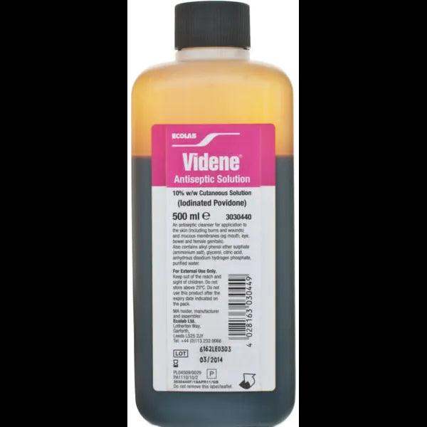 Videne Antiseptic Solution 500ml - welzo