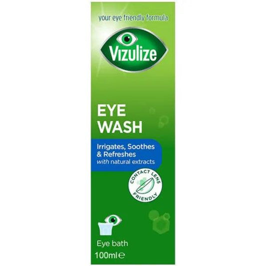 Vizulize Eye Wash & Bath 100ml - welzo