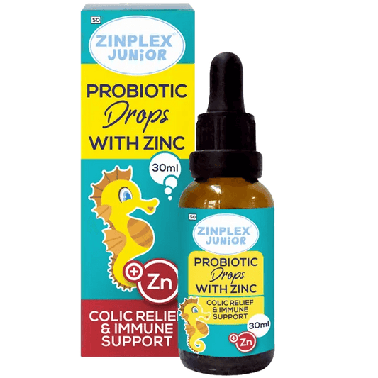 Zinplex Junior Probiotic Drops with Zinc 30ml - welzo